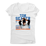 Womens Women's V-Neck White