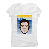 Womens Women's V-Neck White