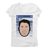 Womens Women's V-Neck White