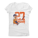 Womens Women's V-Neck White