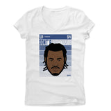 Womens Women's V-Neck White