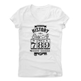Womens Women's V-Neck White