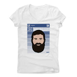 Womens Women's V-Neck White