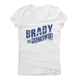 Womens Women's V-Neck White