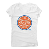 Womens Women's V-Neck White