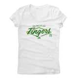 Womens Women's V-Neck White