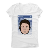 Womens Women's V-Neck White