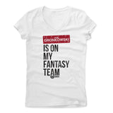 Womens Women's V-Neck White