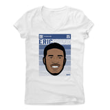 Womens Women's V-Neck White