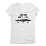 Womens Women's V-Neck White