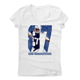 Womens Women's V-Neck White