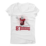 Womens Women's V-Neck White