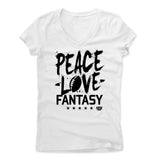Womens Women's V-Neck White