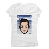 Womens Women's V-Neck White