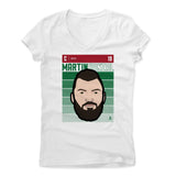 Womens Women's V-Neck White