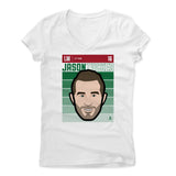 Womens Women's V-Neck White
