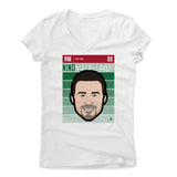 Womens Women's V-Neck White