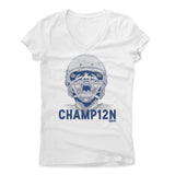 Womens Women's V-Neck White