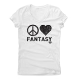 Womens Women's V-Neck White