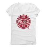 Womens Women's V-Neck White