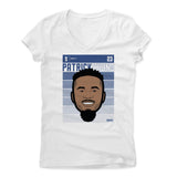 Womens Women's V-Neck White