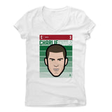 Womens Women's V-Neck White