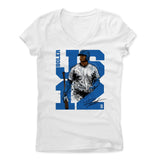 Womens Women's V-Neck White