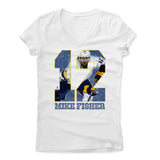 Womens Women's V-Neck White