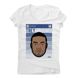 Womens Women's V-Neck White