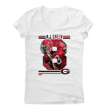 Womens Women's V-Neck White