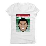 Womens Women's V-Neck White