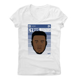 Womens Women's V-Neck White