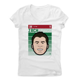 Womens Women's V-Neck White