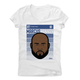 Womens Women's V-Neck White