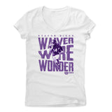 Womens Women's V-Neck White