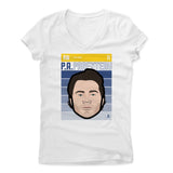 Womens Women's V-Neck White