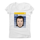 Womens Women's V-Neck White