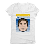 Womens Women's V-Neck White