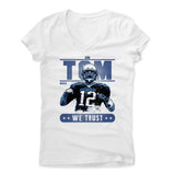 Womens Women's V-Neck White
