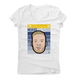 Womens Women's V-Neck White