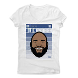 Womens Women's V-Neck White