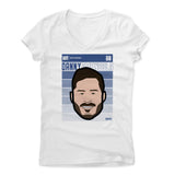 Womens Women's V-Neck White