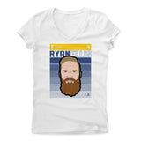 Womens Women's V-Neck White