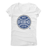 Womens Women's V-Neck White