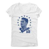 Womens Women's V-Neck White