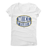 Womens Women's V-Neck White