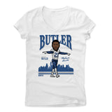 Womens Women's V-Neck White