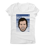 Womens Women's V-Neck White