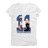 Womens Women's V-Neck White