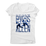 Womens Women's V-Neck White
